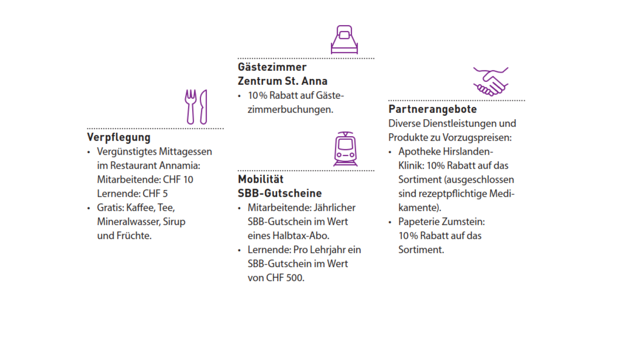 Fringe Benefits Vergünstigungen Booklet
